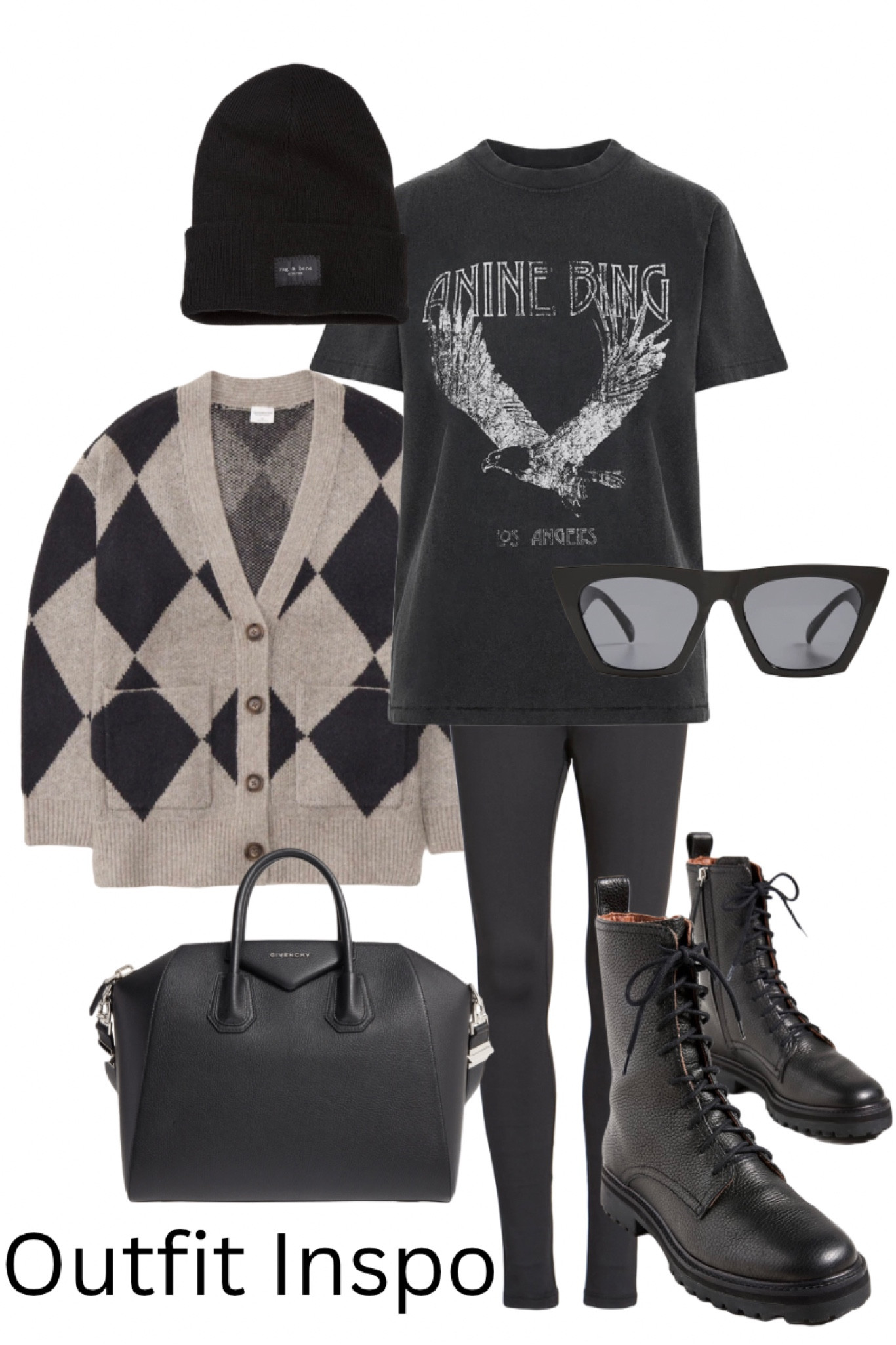 Casual outfit, comfy outfit, black leggings, cardigan, sweater, sunglasses, combat boots, beanie

Follow my shop @britannileigh on the @shop.LTK app to shop this post and get my exclusive app-only content!

#liketkit 
@shop.ltk
https://liketk.it/3XdNj

#LTKshoecrush #LTKitbag #LTKSeasonal