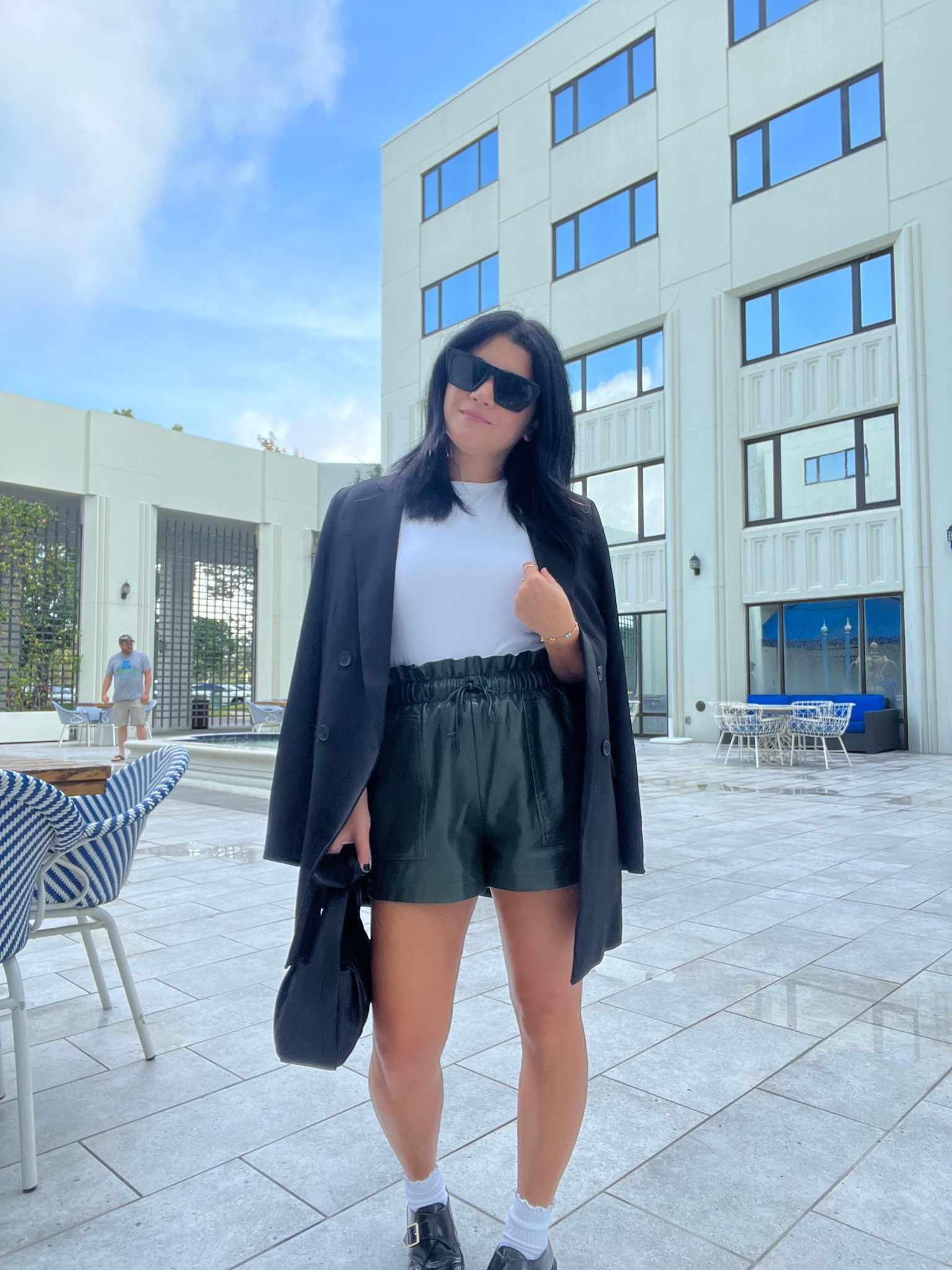 One of my fave faux leather shorts, on sale for $25! 

#LTKfindsunder50 #LTKstyletip #LTKsalealert