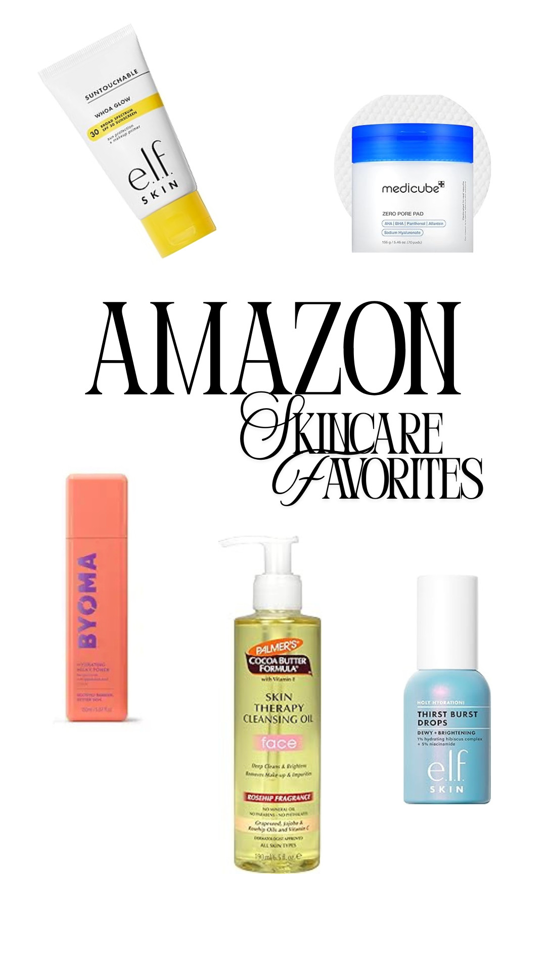 
Amazon — skincare favorites
 

#LTKMidsize #LTKWedding #LTKBeauty
