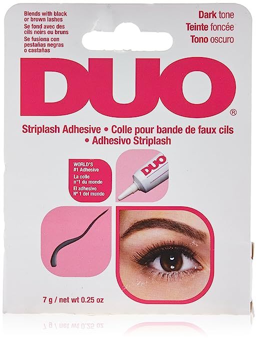 DUO Strip EyeLash Adhesive for Strip Lashes, Dark Tone, 0.25 oz | Amazon (US)