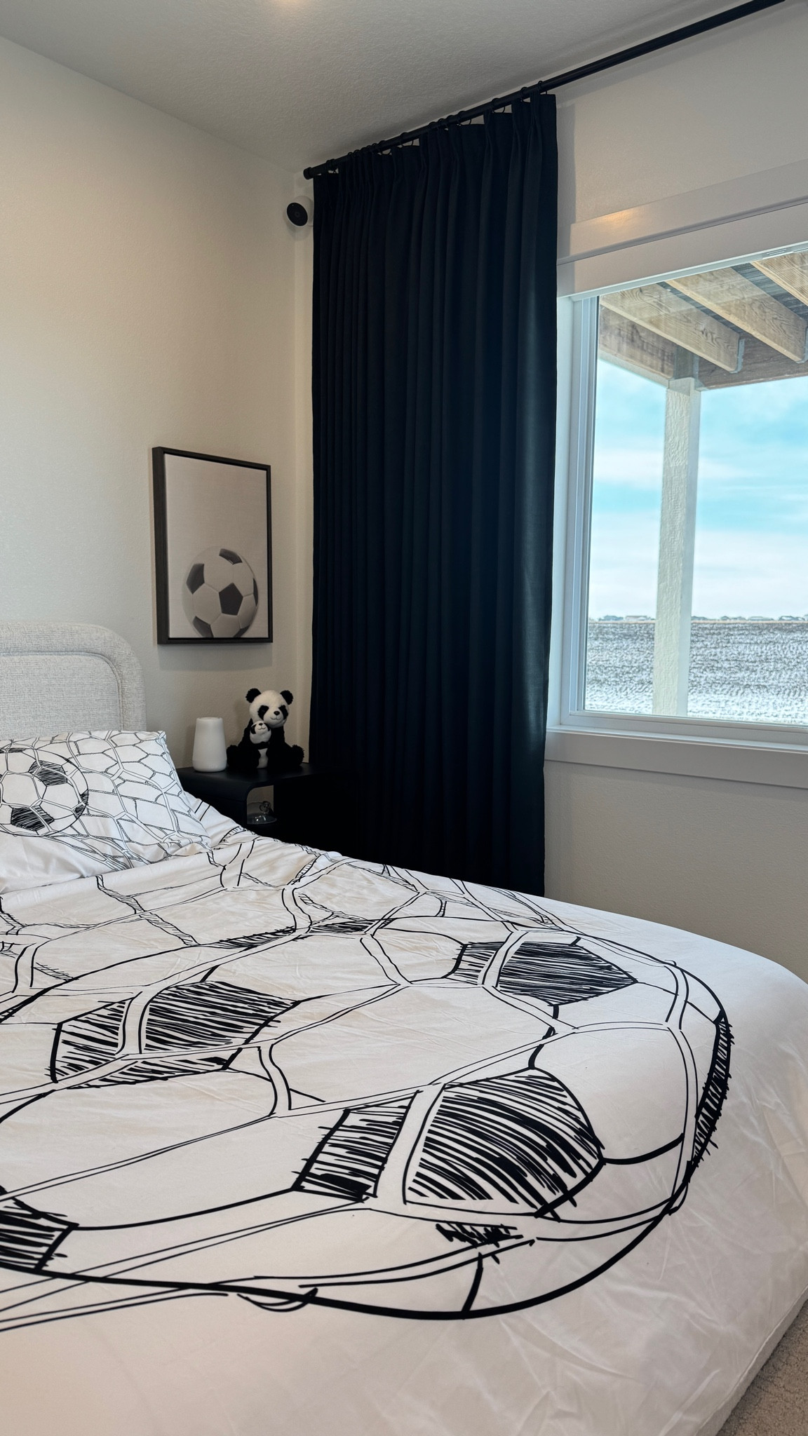 Soccer theme kids bedroom. 

#LTKHome #LTKFindsUnder100 #LTKStyleTip