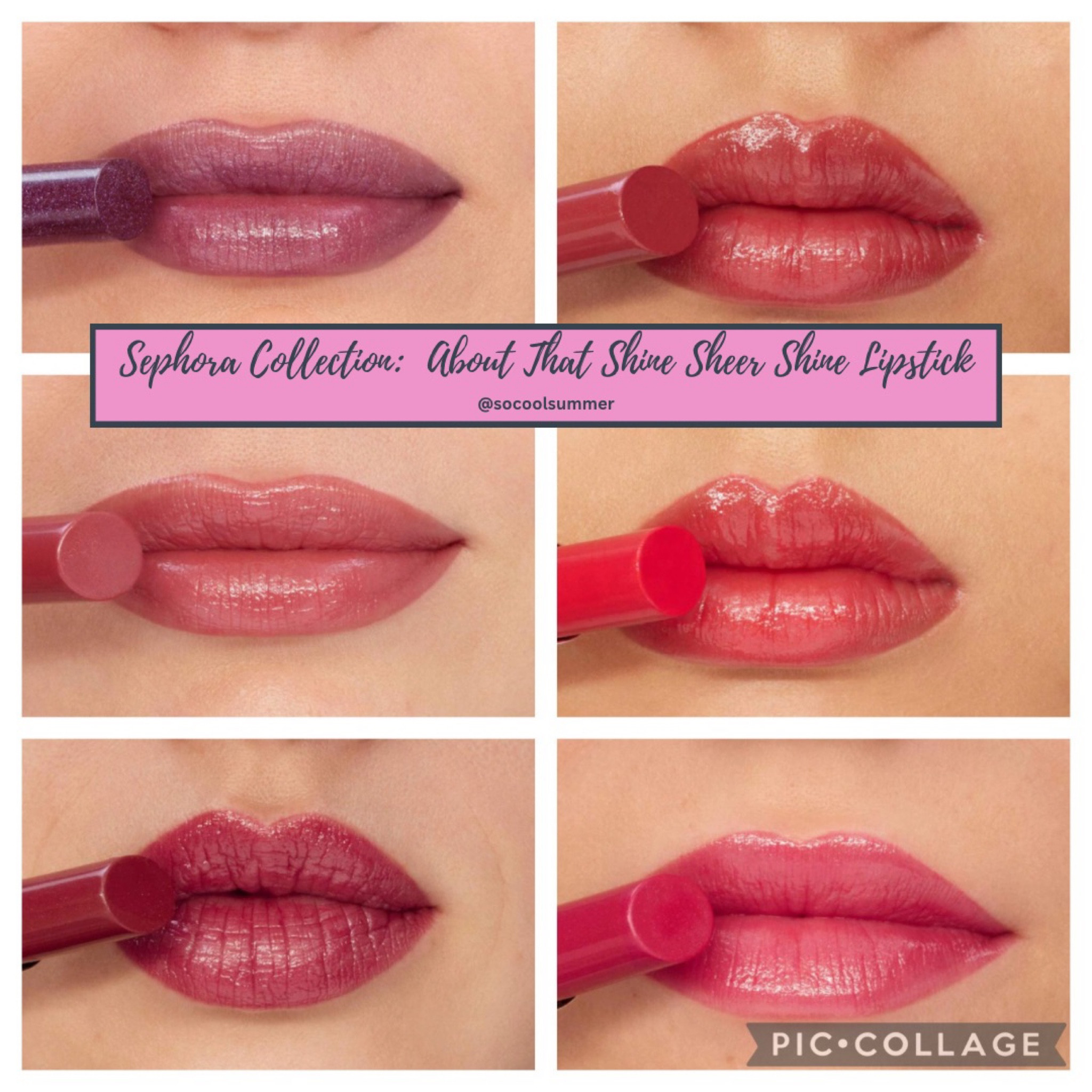 Sephora Collection About That Shine Sheer Shine Lipstick

My picks:  mystical blush, rose refraction, brilliant berry; blinding pink, dark aura, galactic plum

#hocsummer #coolsummer #lightsummer #softsummer #pastelsummer #darksummer #brownsummer #sweetpeasummer #summerpalette #summerfinds

#LTKsalealert #LTKxSephora #LTKbeauty