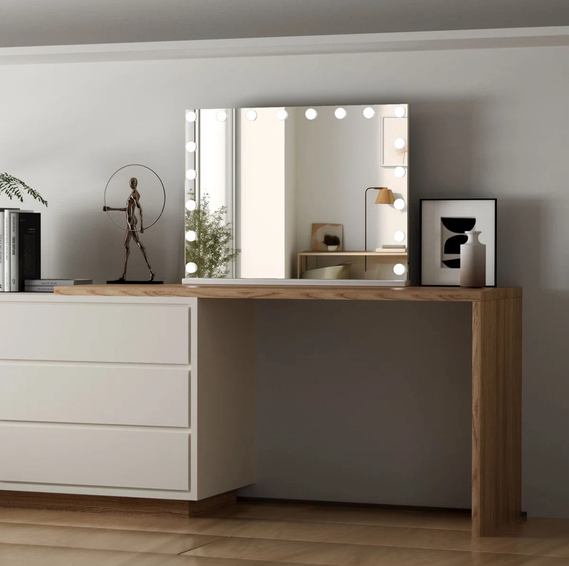 This vanity mirror is even more gorge in person and exactly as pictured! Be sure to check measurements for spacing needs! 

#LTKSaleAlert #LTKBeauty #LTKHome