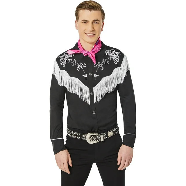 InSpirit Designs Barbie Ken Cowboy Halloween Costume Male, Adult 18-64, Black | Walmart (US)