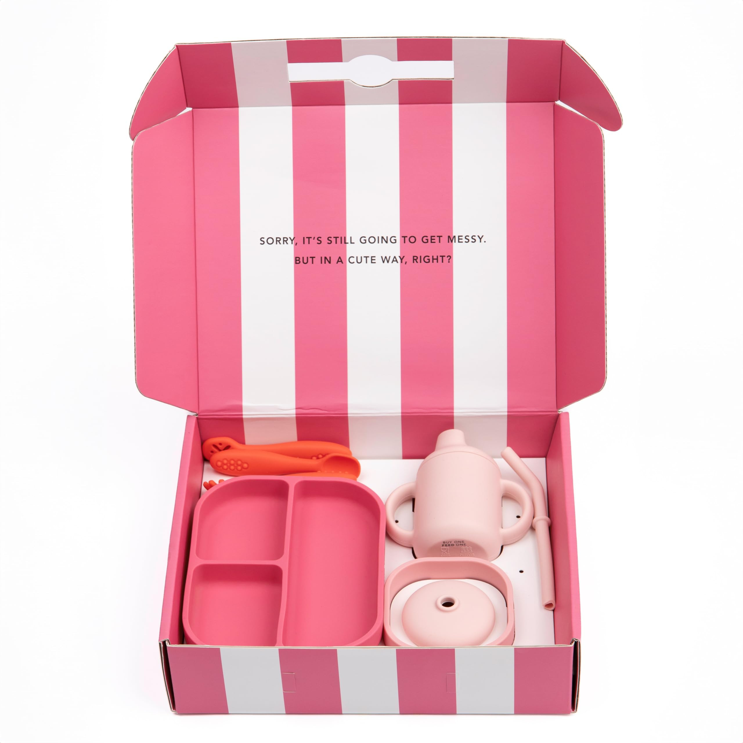 Bella Tunno Little Bites Bundle Baby Feeding Set with 1 Bowl, 1 Plate, 3 Utensils, 1 Cup, 2 Lids;... | Amazon (US)