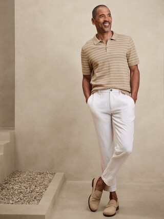 Arroyo Textured Sweater Polo | Banana Republic Factory