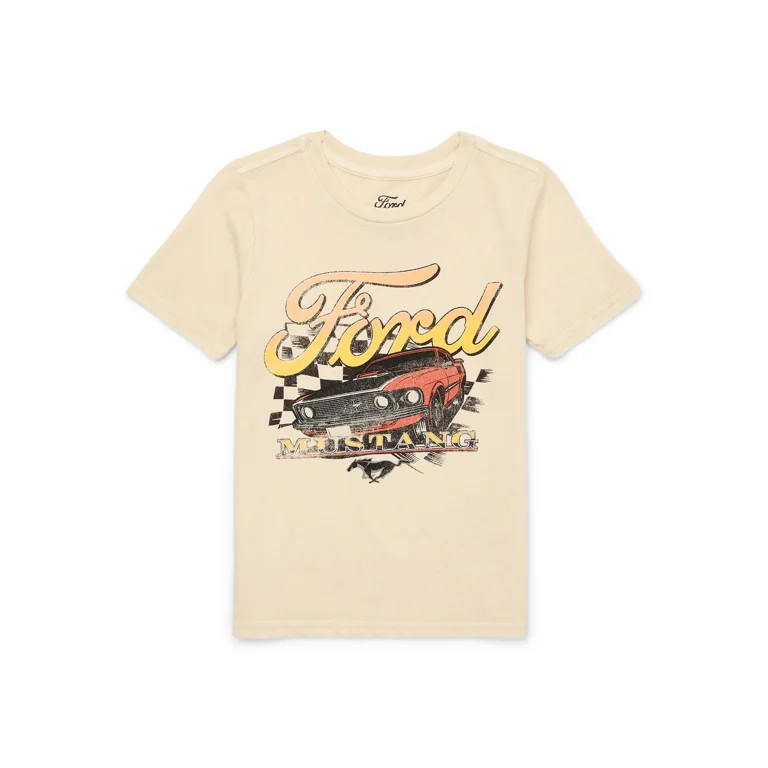 Mustang Boys’ Graphic Tee with Short Sleeves, Sizes 4-18 | Walmart (US)