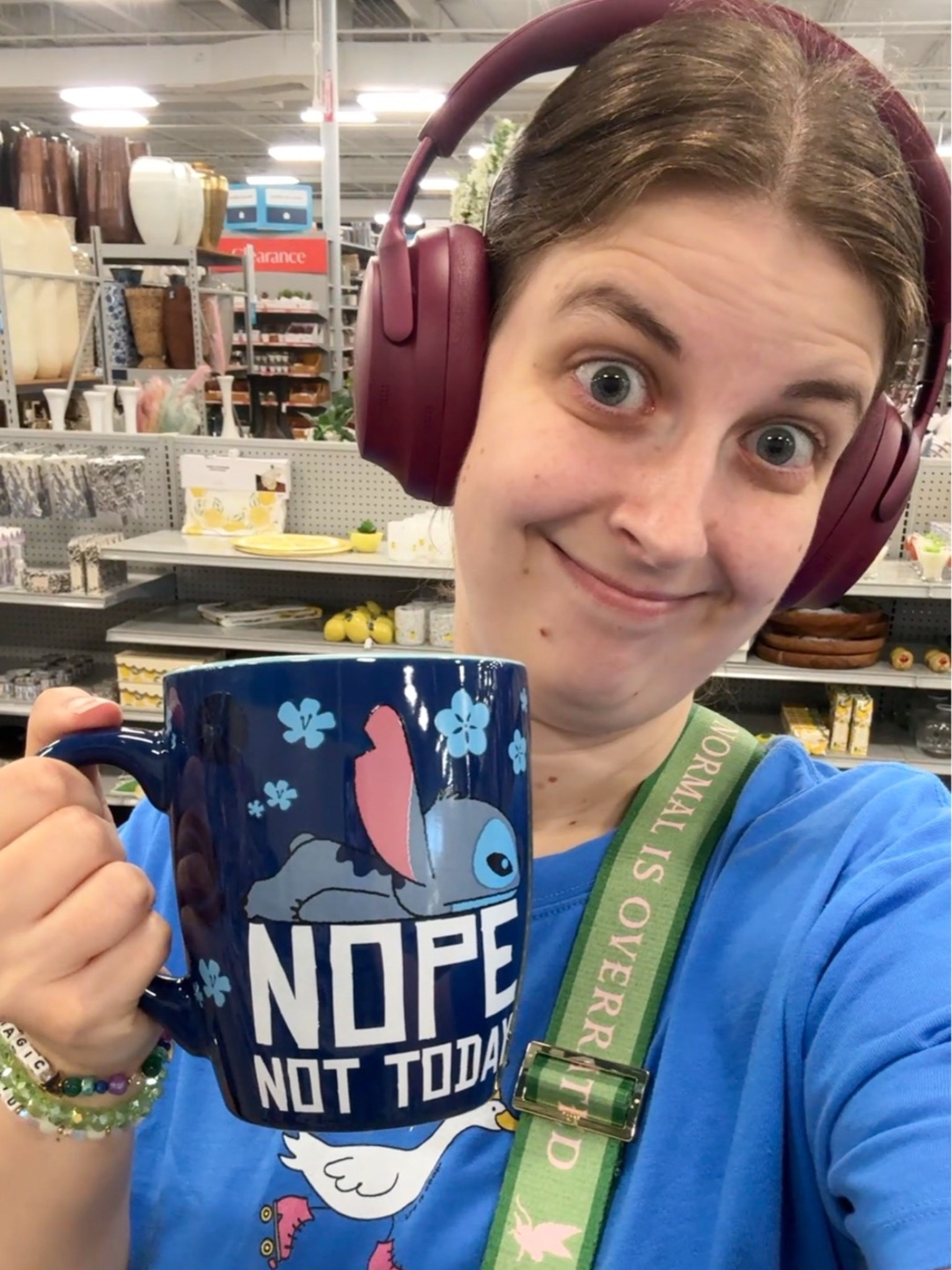 Nope not today. This stitch mug is perfect for those days when you feel overwhelmed. Or perfect for a stitch love

#LTKHome