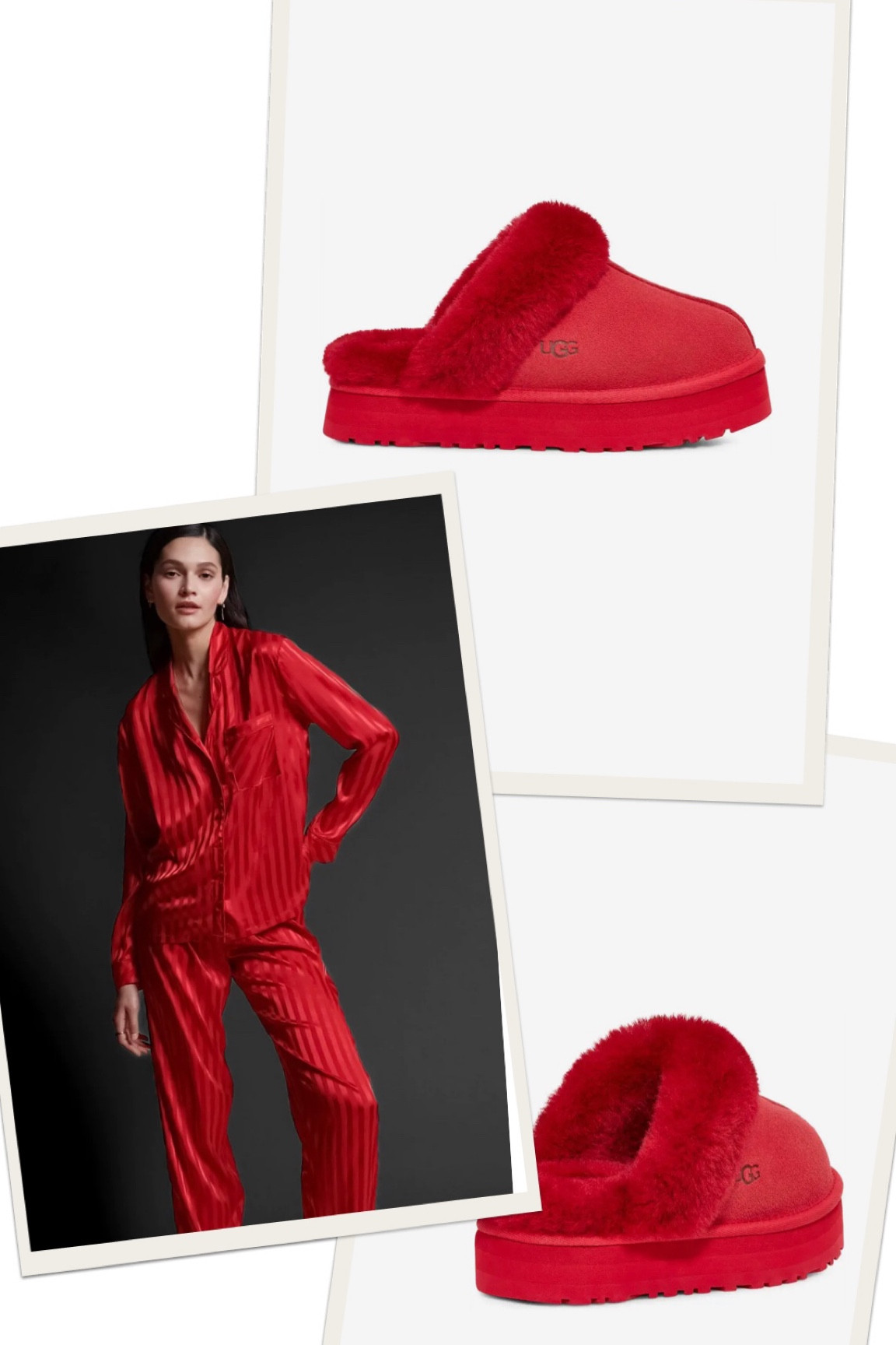 This Brilliant Red Set Is on sale! Both the satin set & the slippers are a favorites of mine! Perfect for Valentines Day! ♥️

#LTKstyletip #LTKunder100 #LTKsalealert