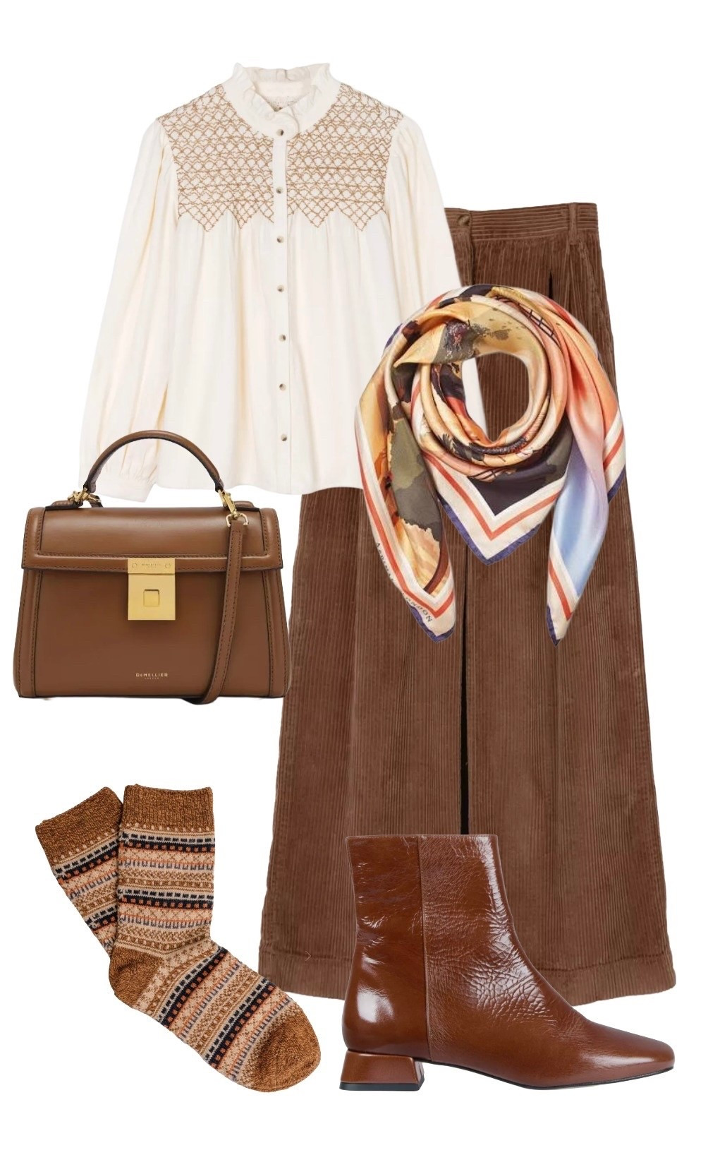 The pieces I am 💯 lusting over this week! Did you know that shoe wear designer Penelope Chilvers just launched a clothing line?! I’m not surprised that pretty much everything is selling out - how stunning is this Tuesday shirt / blouse with these Bloomsbury cord trousers and Caledonia fair isle socks?! Team them with the Giacomo boots! You will receive a 15% discount on your first Penelope Chilvers order when you sign up to emails! 

Other items:

South Downs Silk Scarf - Aspinal of London. It’s £90 from £150 in the Black Friday sale, but hurry! My mother in law is getting me this for Christmas (she just doesn’t know it yet) parcel 📦 arrived today and it’s even better in the life!

Paris Bag in Tan - De Mellier London

I’ve also added gold jewellery ideas to the product list that would work beautifully with this vintage inspired British countryside look 🍂 

#LTKluxury #LTKuk #LTKeurope