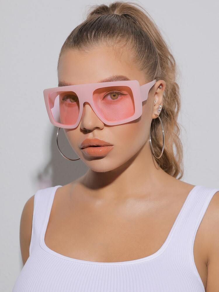 Flat Top Fashion Glasses | SHEIN