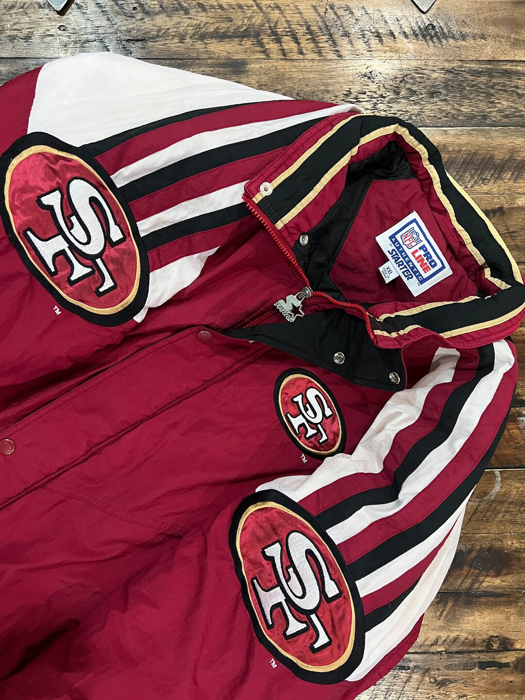 Vintage 90s San Francisco Forty Niners Starter Jacket - Etsy | Etsy (US)
