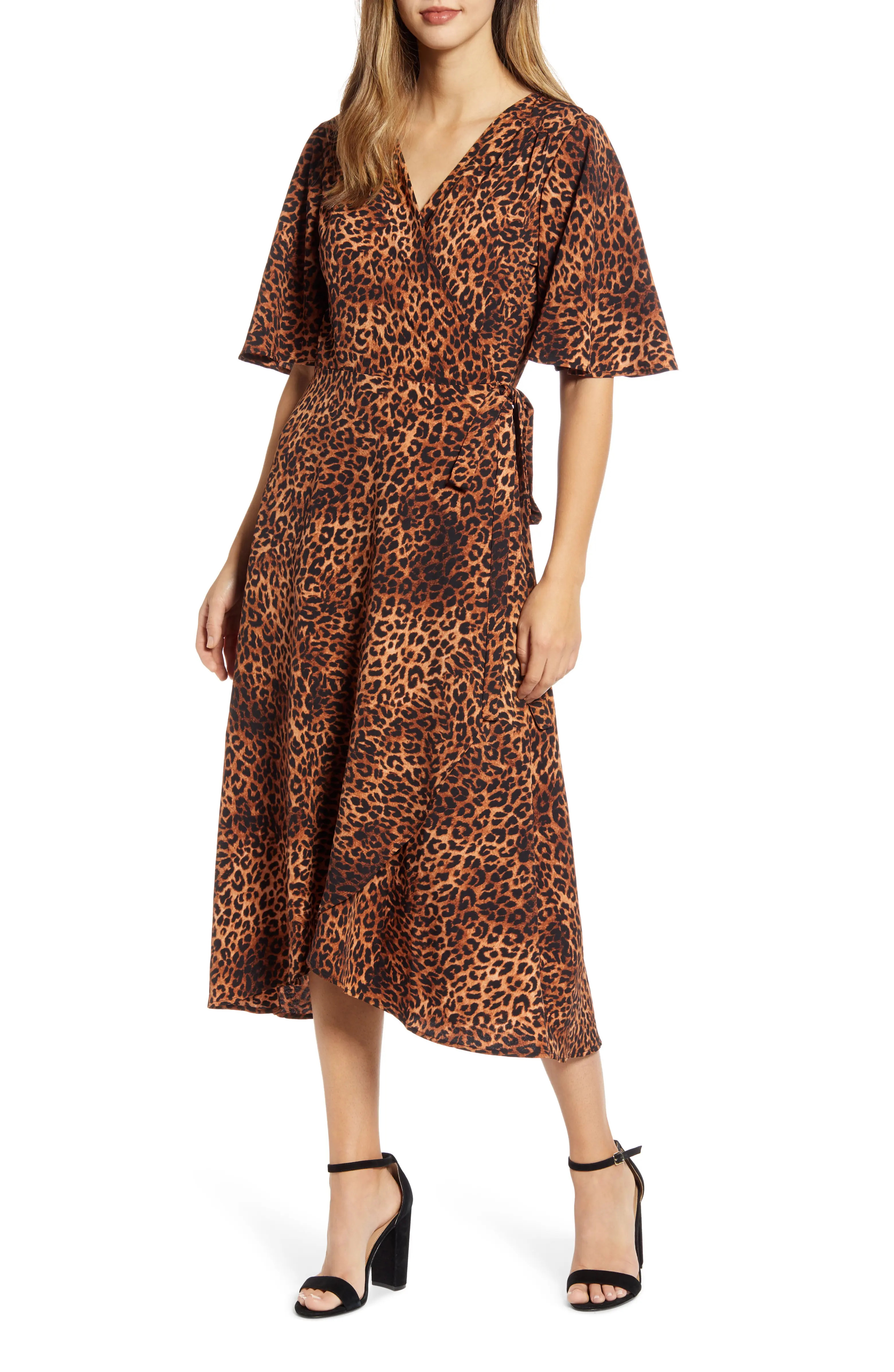 Orna Print Wrap Dress | Nordstrom