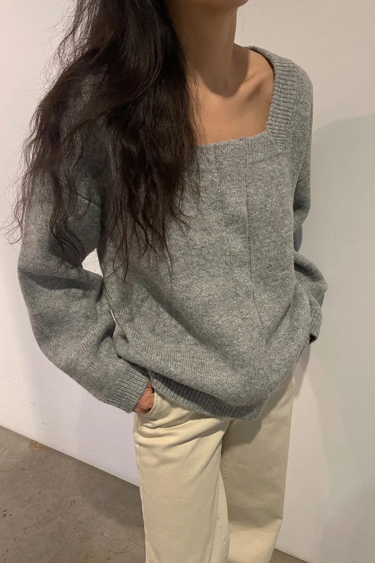 OVERSIZED CREWNECK SWEATER | OAK + FORT
