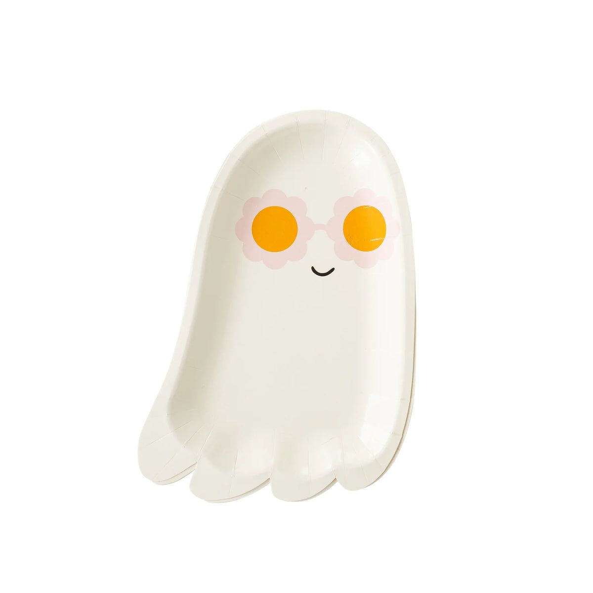 Hey Pumpkin Sunny Ghost Shaped Plates | Ellie and Piper