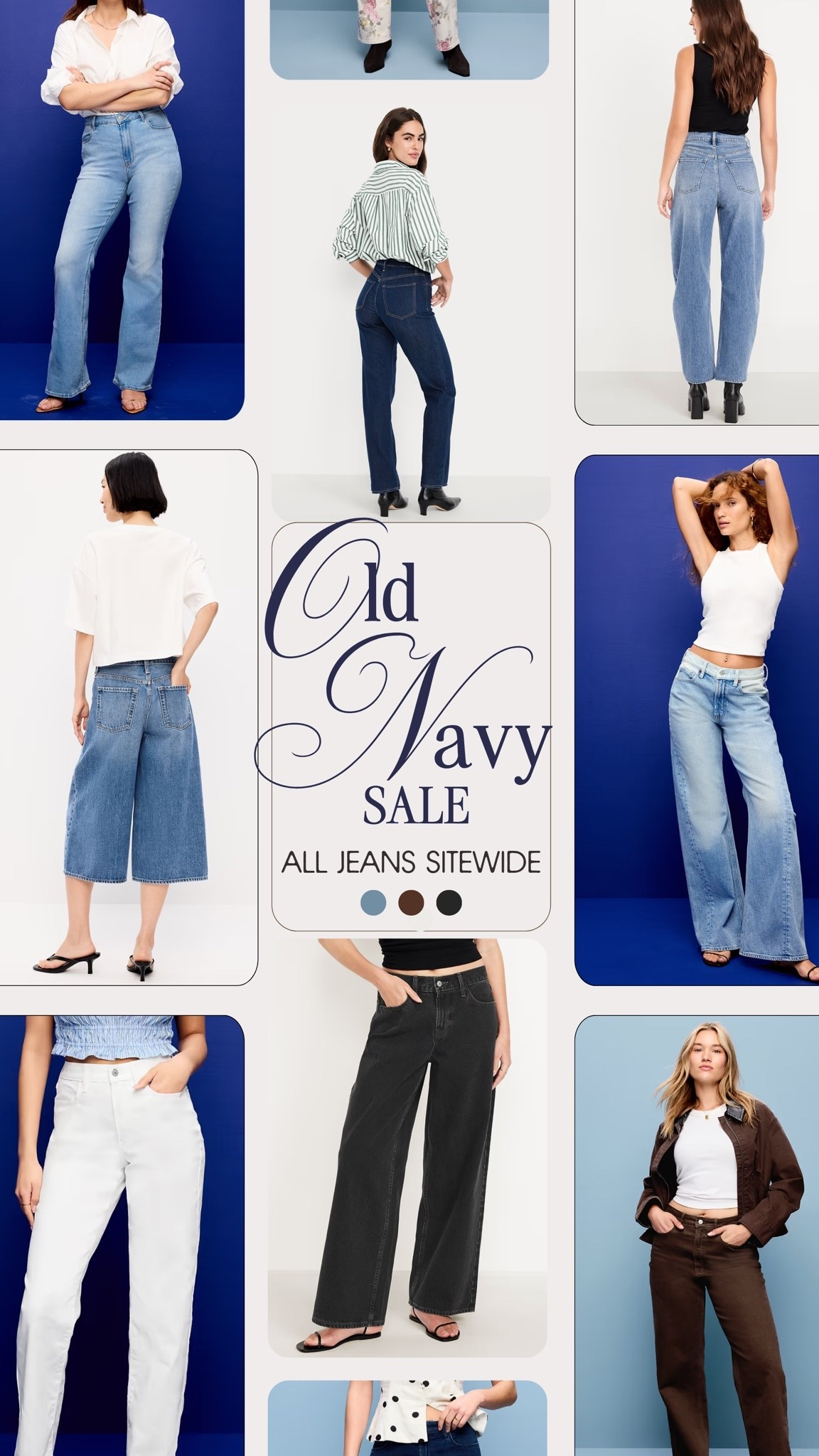 Old Navy jeans are on sale for the whole entire family starting at $14!

Plus you can get an extra 30% off when you use the code EXTRA! 

—Sale ends 8/11



Old Navy, family sale, discounted denim, jeans, women’s,
Men’s, kids, seasonal sale

#LTKSaleAlert #LTKMens #LTKKids