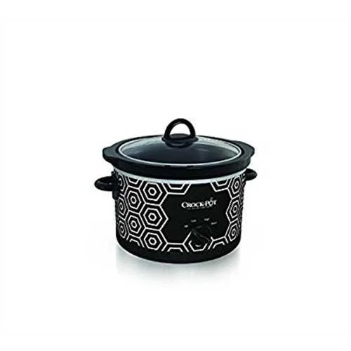 Crock-Pot 4.5-Quart Slow Cooker, Manual, Black/White Pattern | Walmart (US)