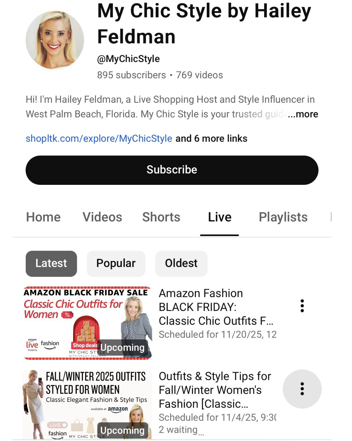 Join me TODAY! Tuesday, November 4 at 9:30 AM for a live shopping show featuring classic elegant outfits for women—all under $100. I’ll share how to put together timeless looks that elevate your wardrobe for Fall/Winter 2025. Discover Amazon Fashion finds that blend chic, affordable, and sophisticated style—perfect for women who love effortless elegance.

This Show Is For You If You:
	•	Love classic chic style and want to elevate your everyday look
	•	Want to learn how to dress casual but classy and always look put-together
	•	Appreciate elegant outfit ideas that feel modern, timeless, and effortless

What I’m Styling:
	•	Easy, elevated outfits for Fall–Winter 2025–2026 that make shopping simple and smart
	•	Classic and updated looks you can wear anywhere — from errands to dinner
	•	My favorite Amazon Fashion finds for women who value style, quality, and versatility

#LTKSeasonal #LTKFindsUnder100 #LTKStyleTip
