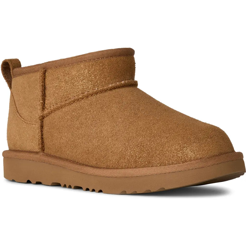 UGG® Kids' Classic Ultra Mini Dazzle Boot in Chestnut at Nordstrom Rack, Size 5 | Nordstrom Rack