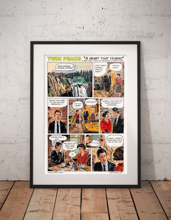 Twin Peaks Art Print  A Heart That Yearns | Etsy | Etsy (US)