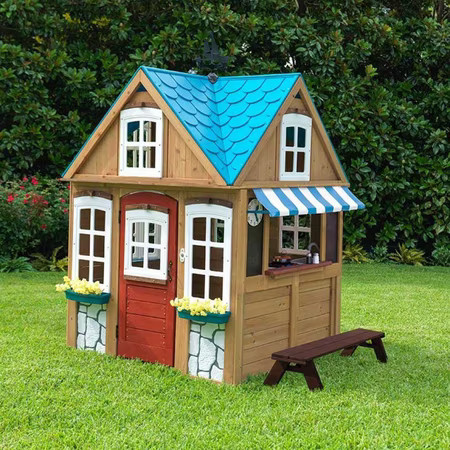 KidKraft Seaside Cottage Outdoor Playhouse | Walmart (US)