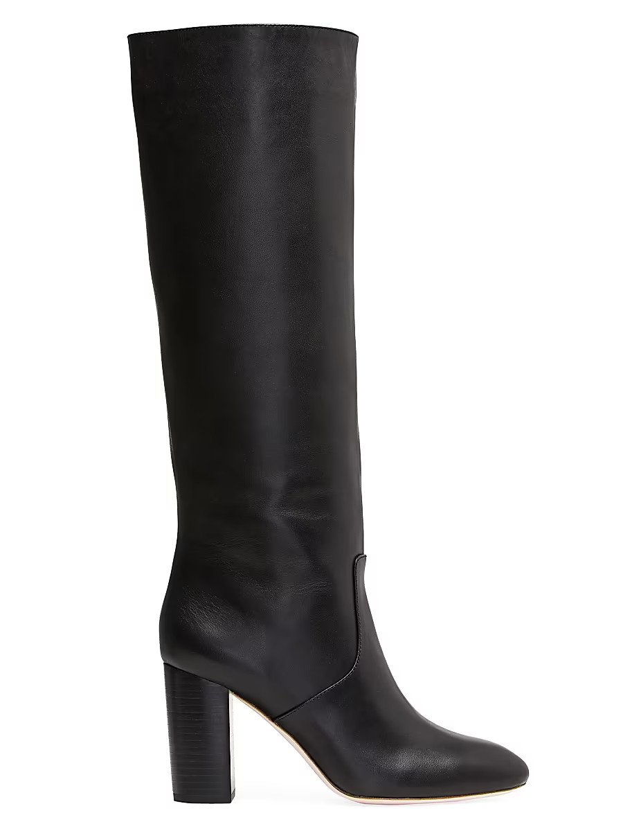 Women's Goldy Knee-High Leather Boots - Black - Size 10 | Saks Fifth Avenue
