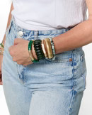 Green + White Stack | Allie + Bess