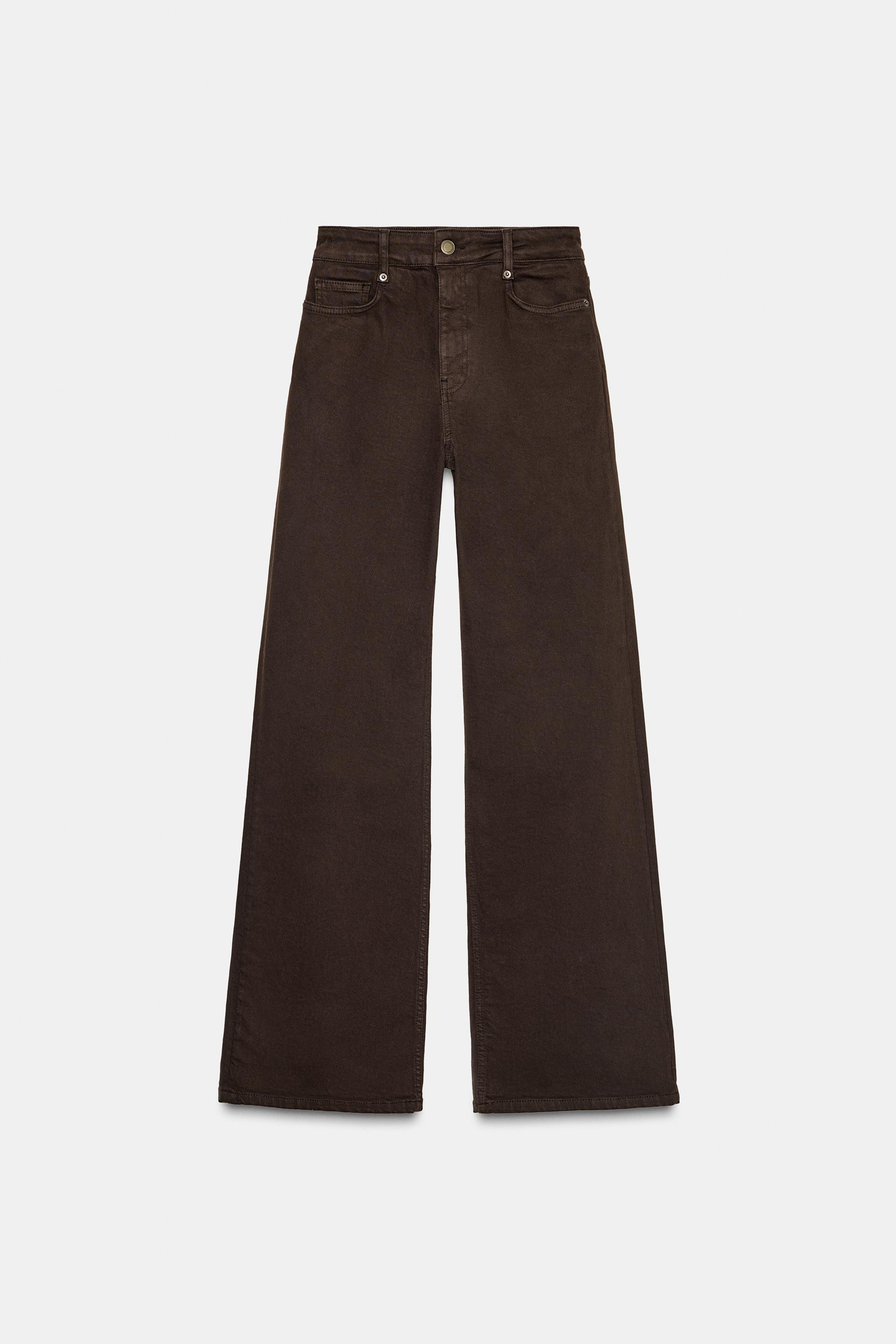 ZW COLLECTION HIGH-WAIST WIDE-LEG JEANS | Zara US