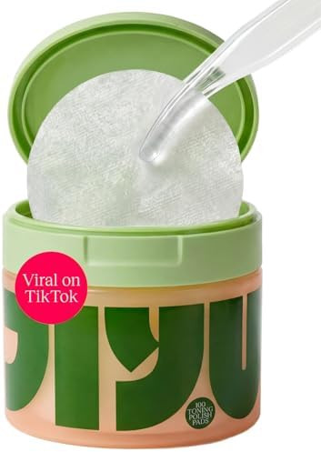 JiYu Toning Polish Pads - Korean Skincare for Dark Spots, Wrinkles & Dull Skin - Hydrating Facial... | Amazon (US)