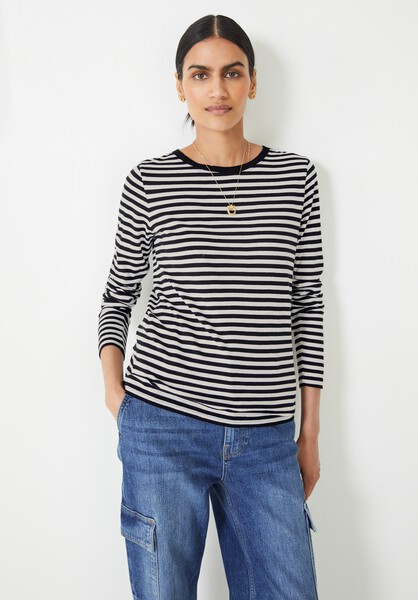 Anna Stripe Jersey Top | Hush Homewear (UK)