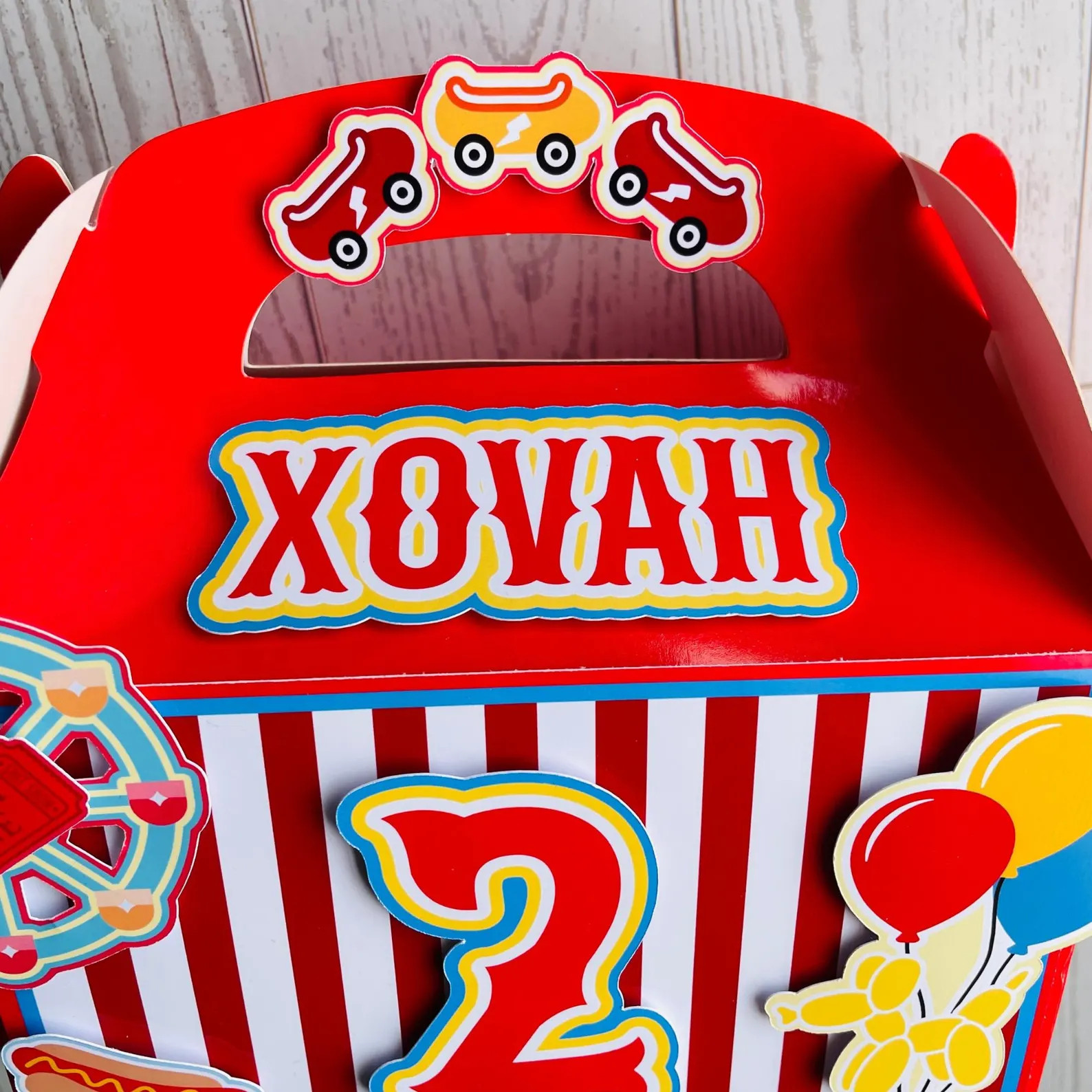 Personalized Carnival Circus themed Favor boxes, Treat box, Custom gable box, party decor | Etsy (Global)