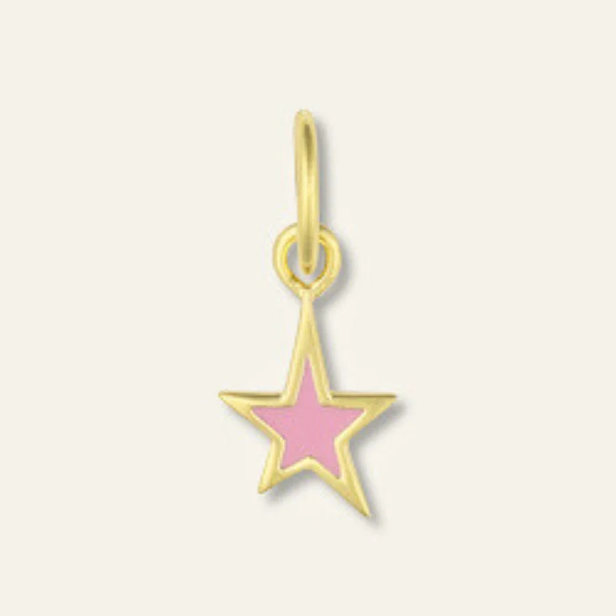 Mini Pink Enamel Star Charm | HART