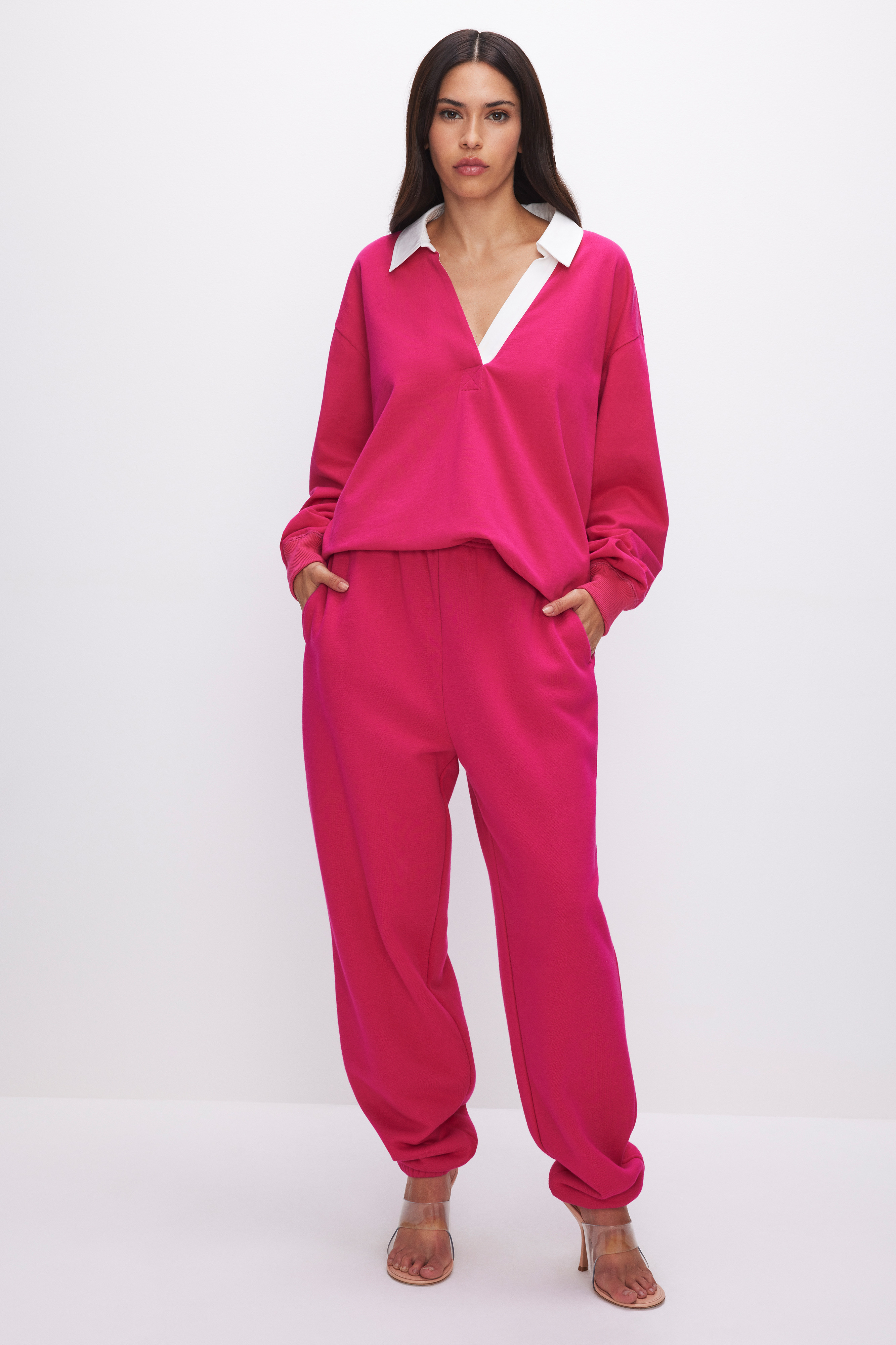 BRUSHED FLEECE SWEATPANT | Good American