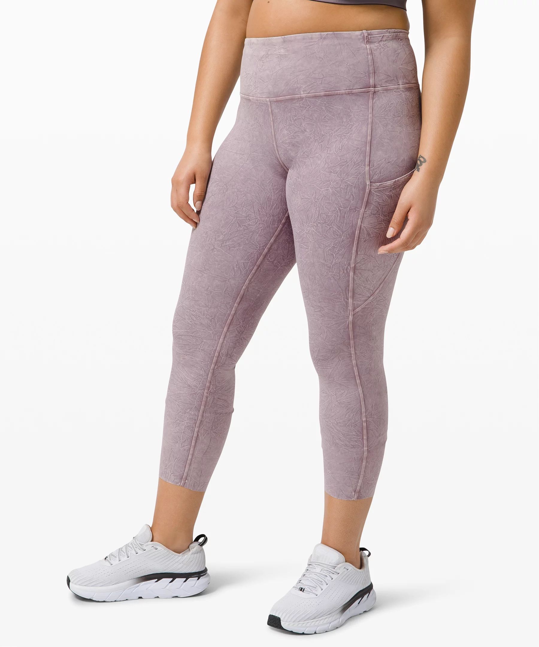 Fast and Free High Rise Tight 25" Ice Dye | Lululemon (US)