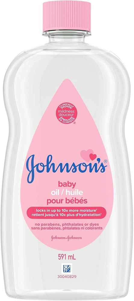 Johnson's Baby Oil, Mineral Oil Moisturizer and Baby Massage Oil, 591 ml | Amazon (CA)