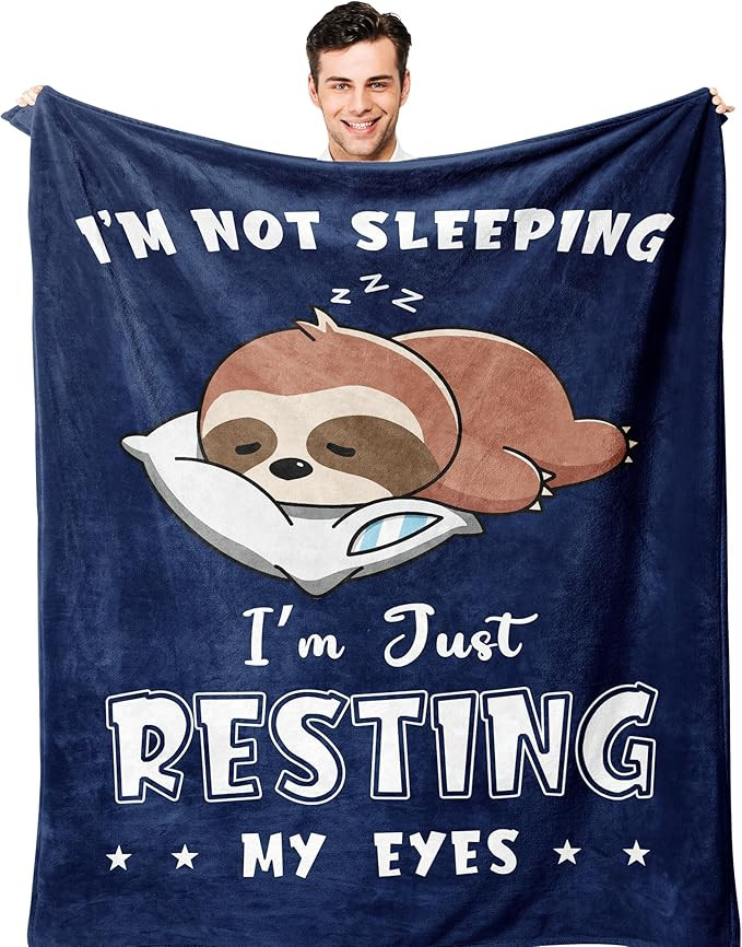 Fathers Day Blanket Gifts for Him Dad Grandpa Husband Blanket 60"x50", Birthday Gifts for Men/Him... | Amazon (US)