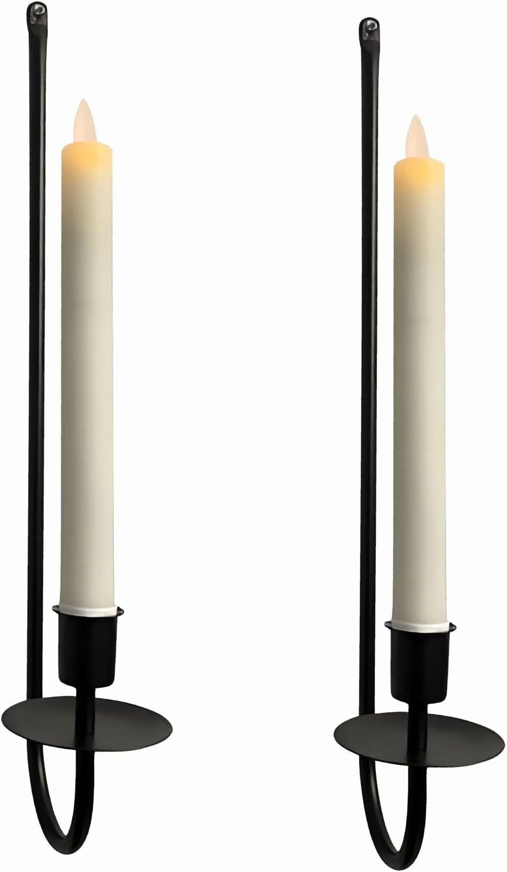 Metal Wall Candle Sconces Holder - Modern Candle Sconces Wall Decor Set of 2, Hanging Wall Candle... | Walmart (CA)