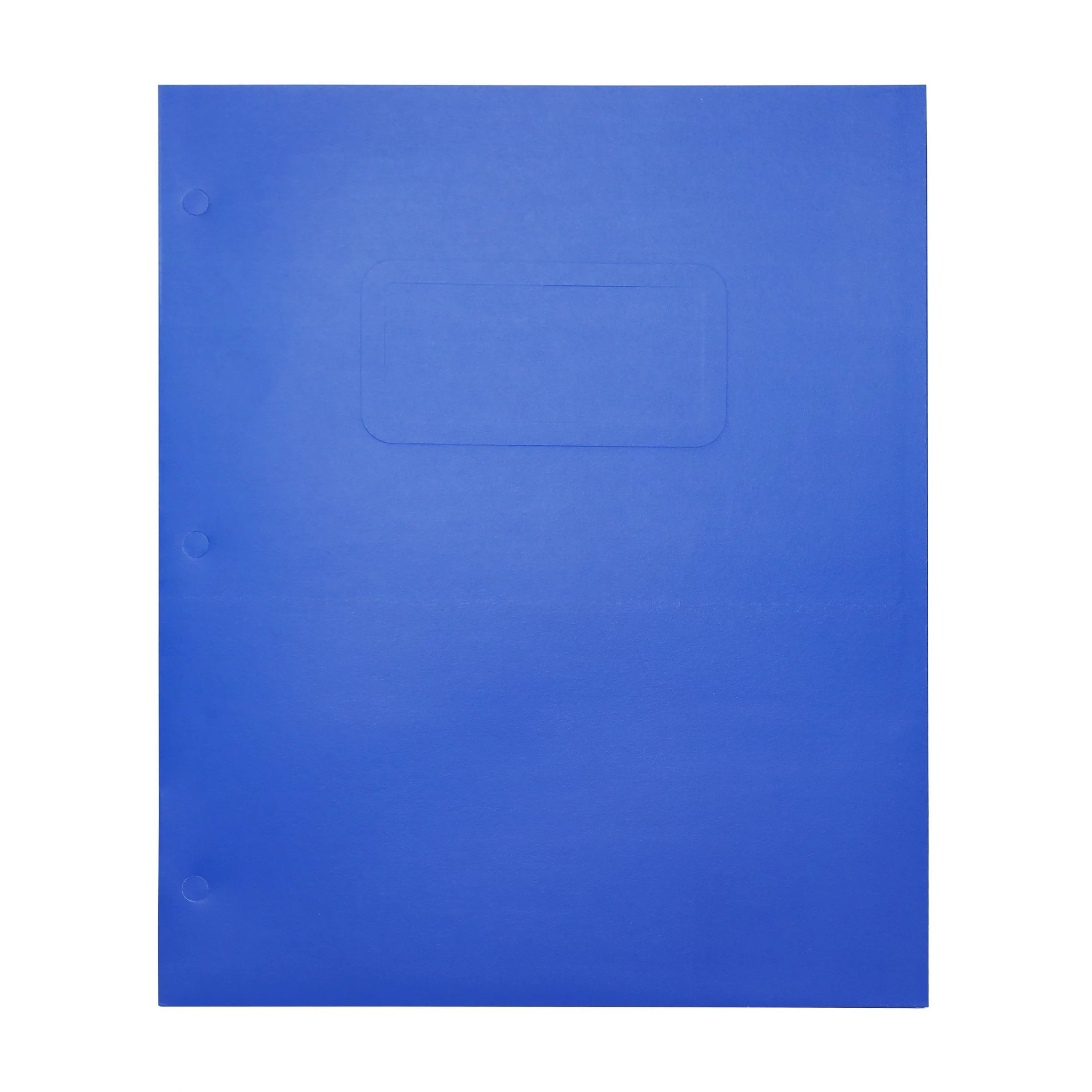 Pen + Gear Two Pocket Paper Folder, Solid Blue Color, Letter Size | Walmart (US)