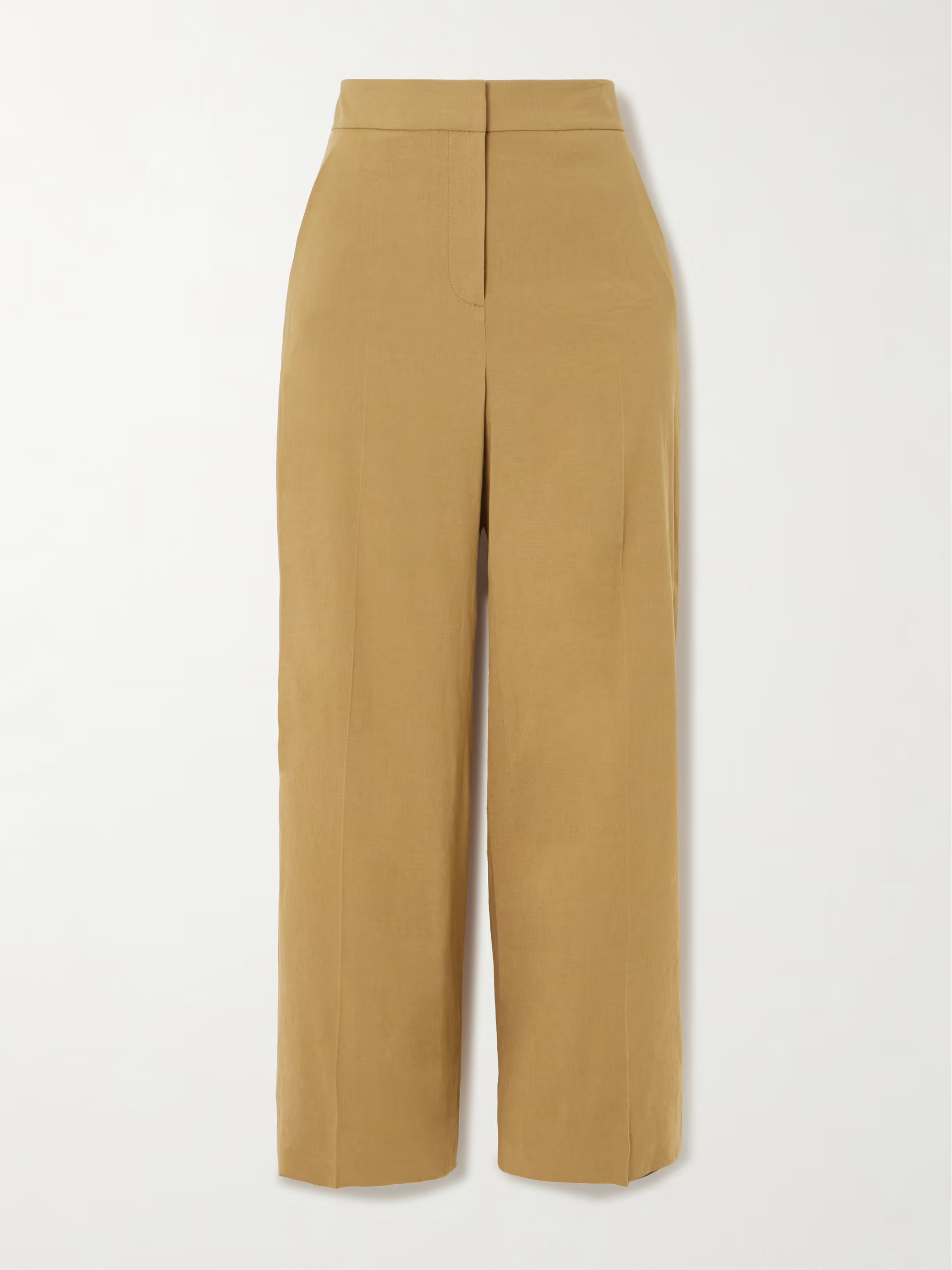 Brixton cropped linen-blend wide-leg pants | NET-A-PORTER (US)
