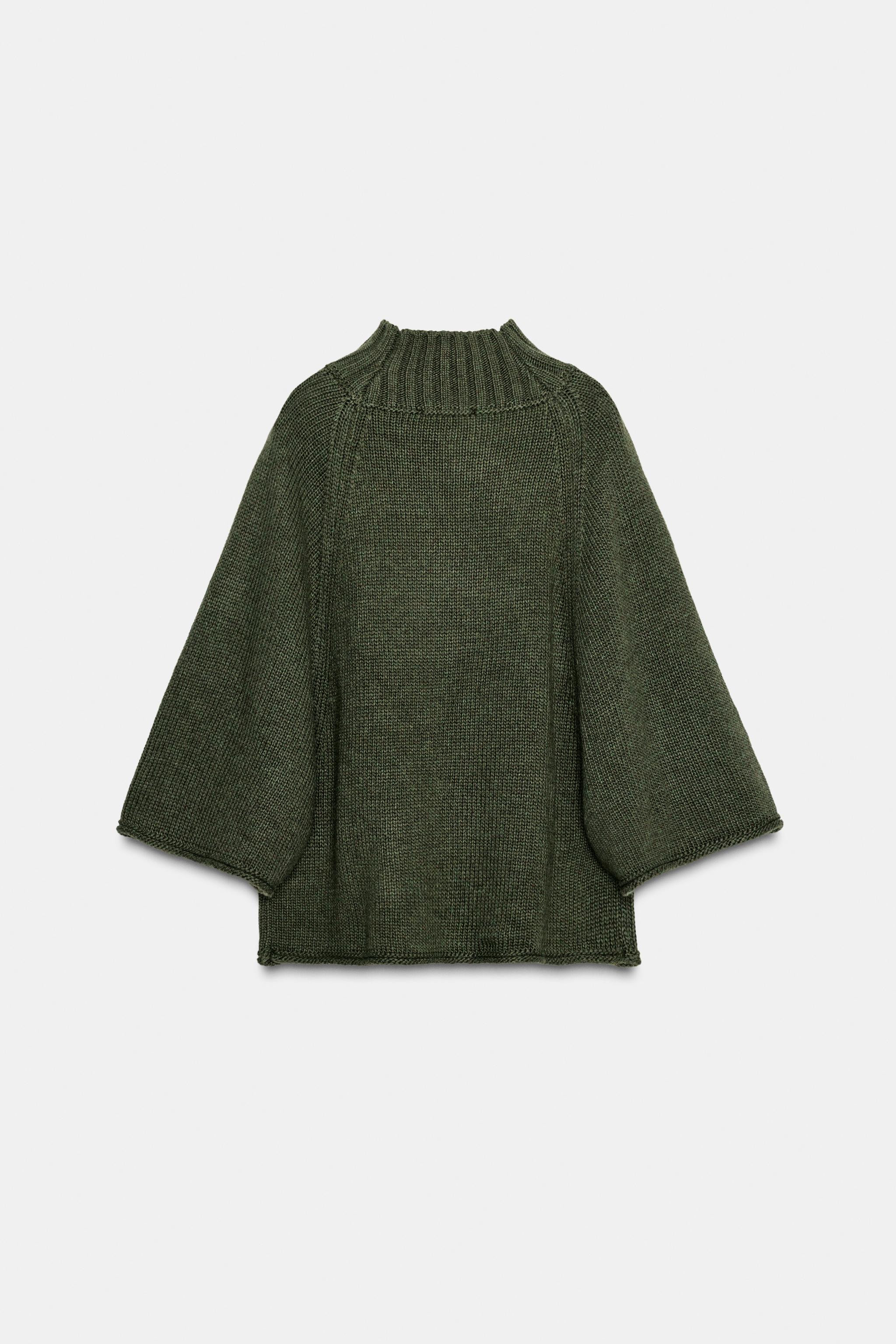 KNIT CAPE SWEATER | Zara US