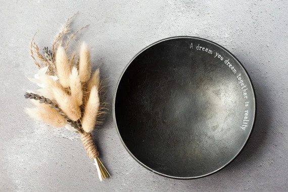 6th Anniversary Gift  Iron Bowl With Personalised Message  | Etsy | Etsy (US)