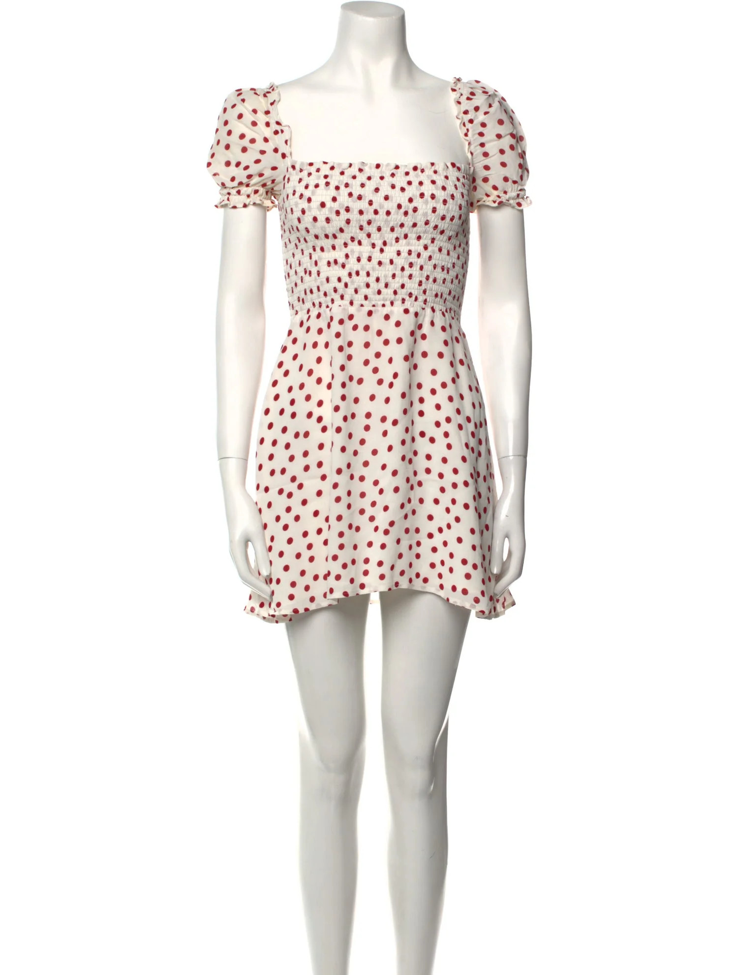 Polka Dot Print Mini Dress | The RealReal