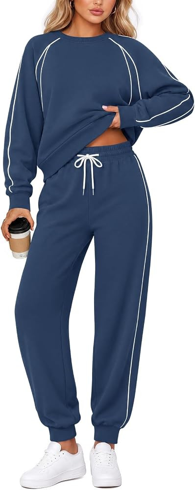 Womens Sweatsuits 2 Piece Outfits Track Suits Athletic Sets | Amazon (US)