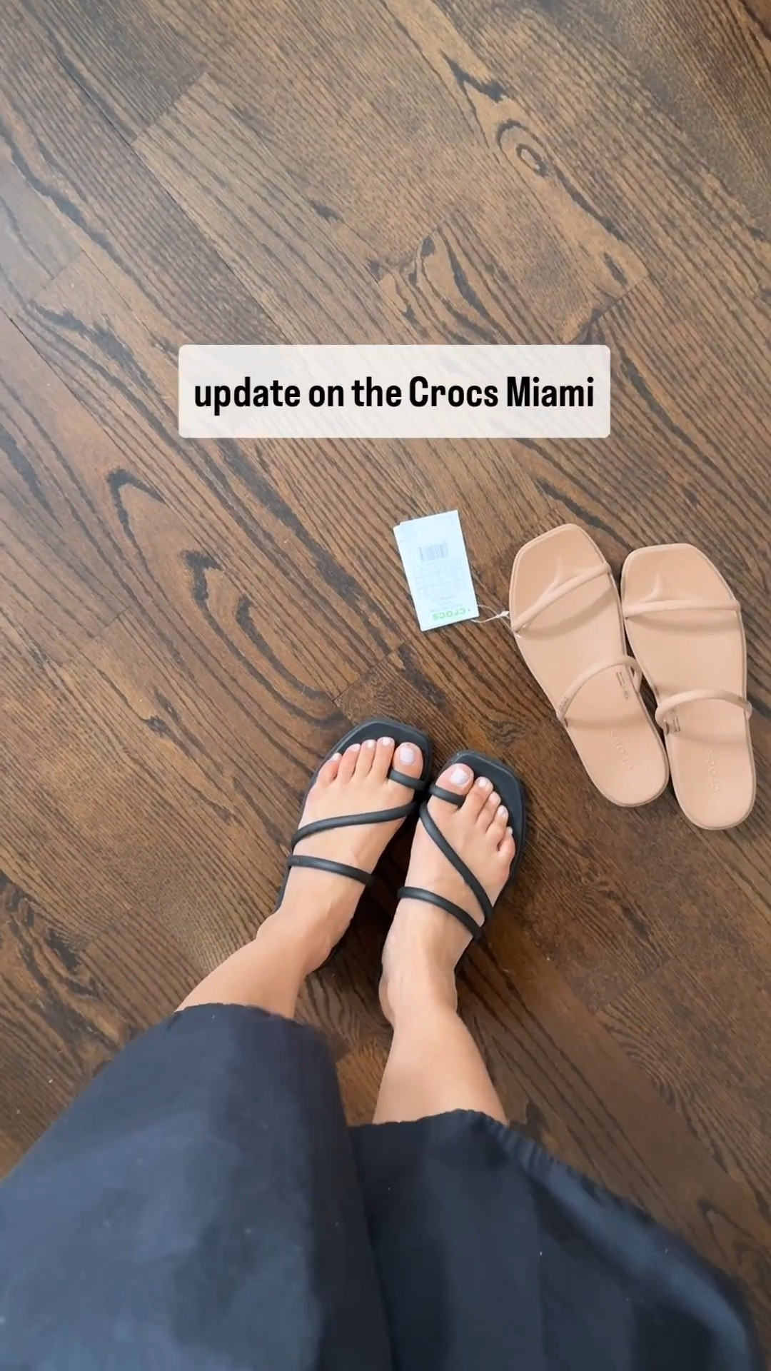 Crocs Miami sandal restock!

Black and tan toe loop style fully stocked at Crocs and DSW. Some colors start in size 4 (like the silver ones linked). 

• was told to size down if between sizes 

•  the 2 horizontal strap style (pictured here in tan) sadly fits too wide for me - my foot slides forward when I walk, however the toe loop style (pictured here in black) keeps them on comfortably so I’m going to stick to the loop style


Have already worn my black ones multiple times and found them to be light and comfy off the bat! 

Water shoes, beach and pool sandals, vacation sandals, viral crocs

#LTKShoeCrush #LTKSwim #LTKFindsUnder50