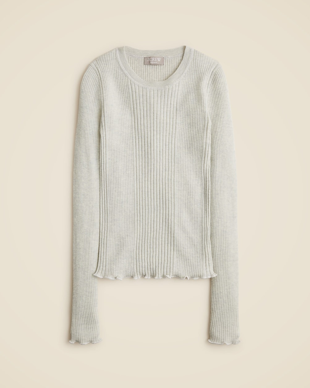 top rated4.8Summary of 13 reviewsRibbed featherweight cashmere long-sleeve sweater-tee$112.50$188... | J. Crew US