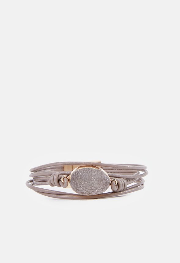 Feelin A Little Druzy Bracelet | JustFab