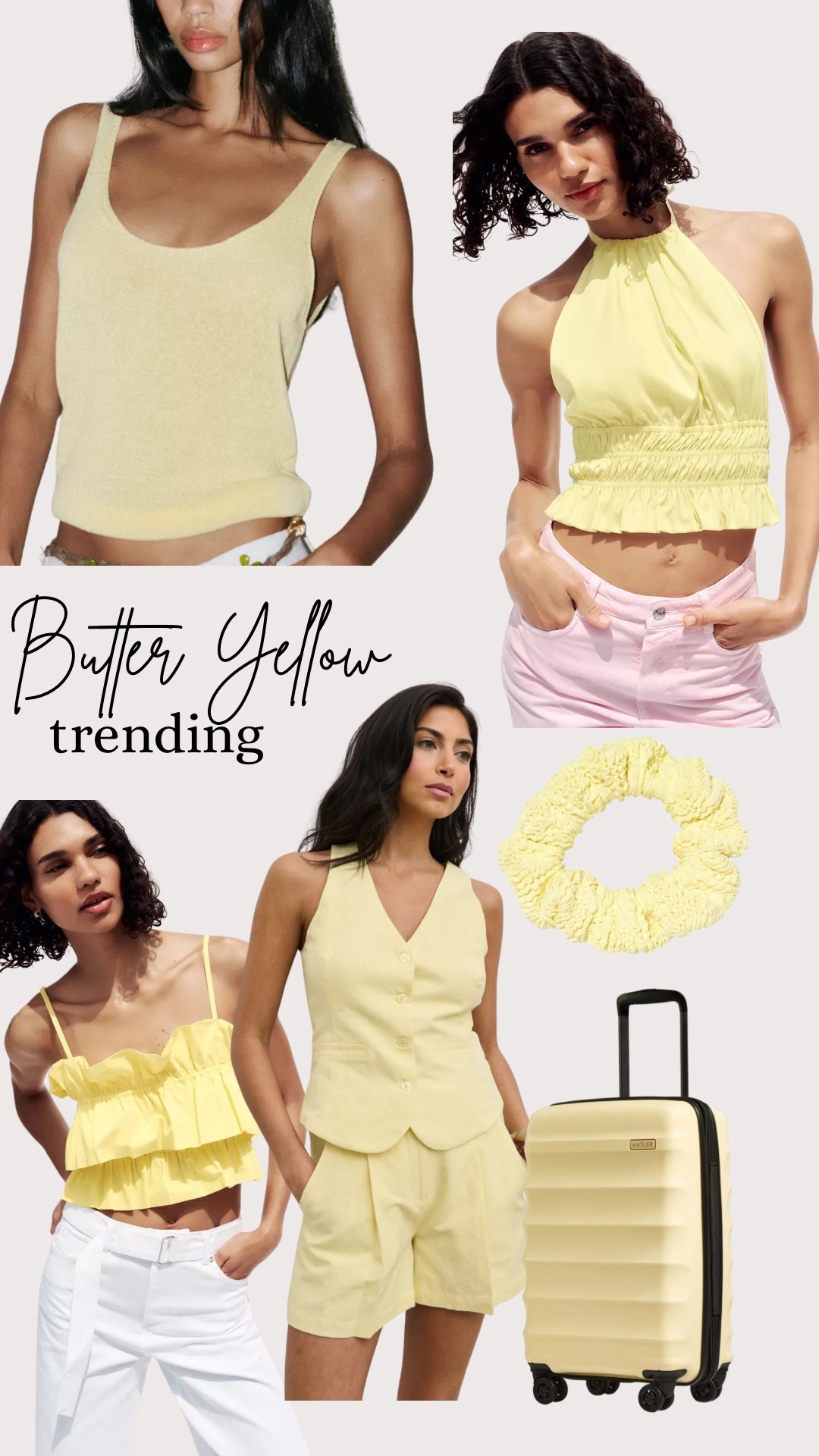 Butter yellow trending 

#LTKstyletip #LTKtravel #LTKsummer