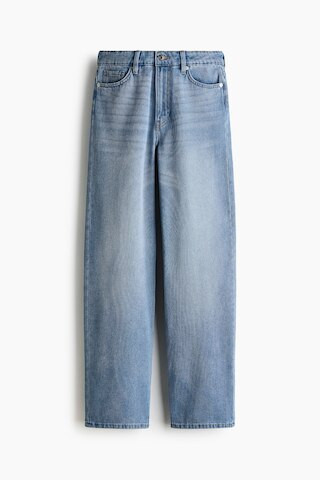 H & M - Straight High Jeans - Light Denim Blue | H&M (US + CA)