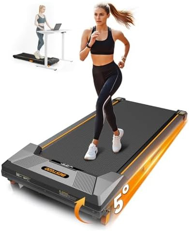 Walking Pad Treadmill, BestGod Incline Under Desk Treadmill 330lbs Capacity, 2.5HP Portable Tread... | Amazon (US)