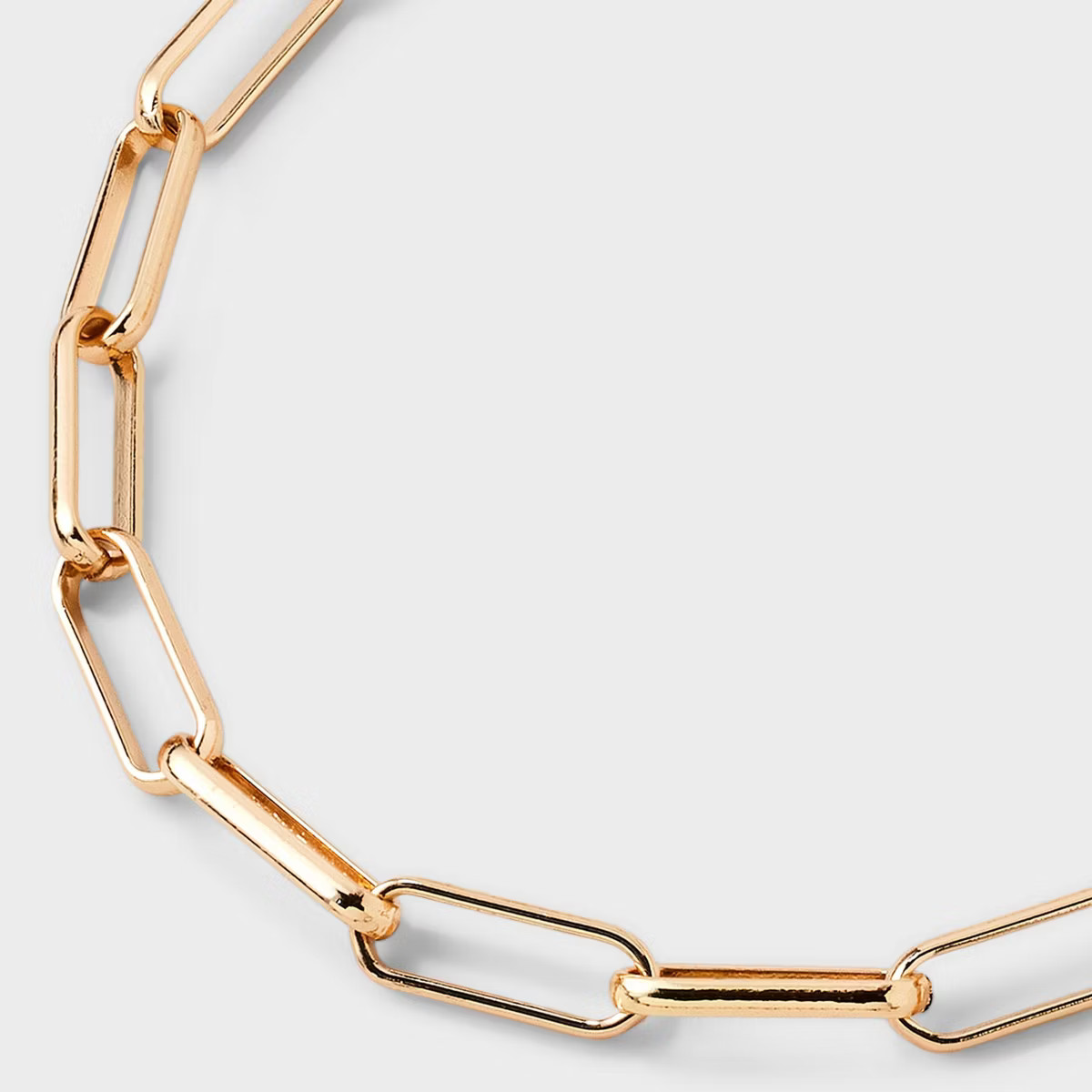 Paper Clip Chain Necklace - A New Day™ Gold | Target